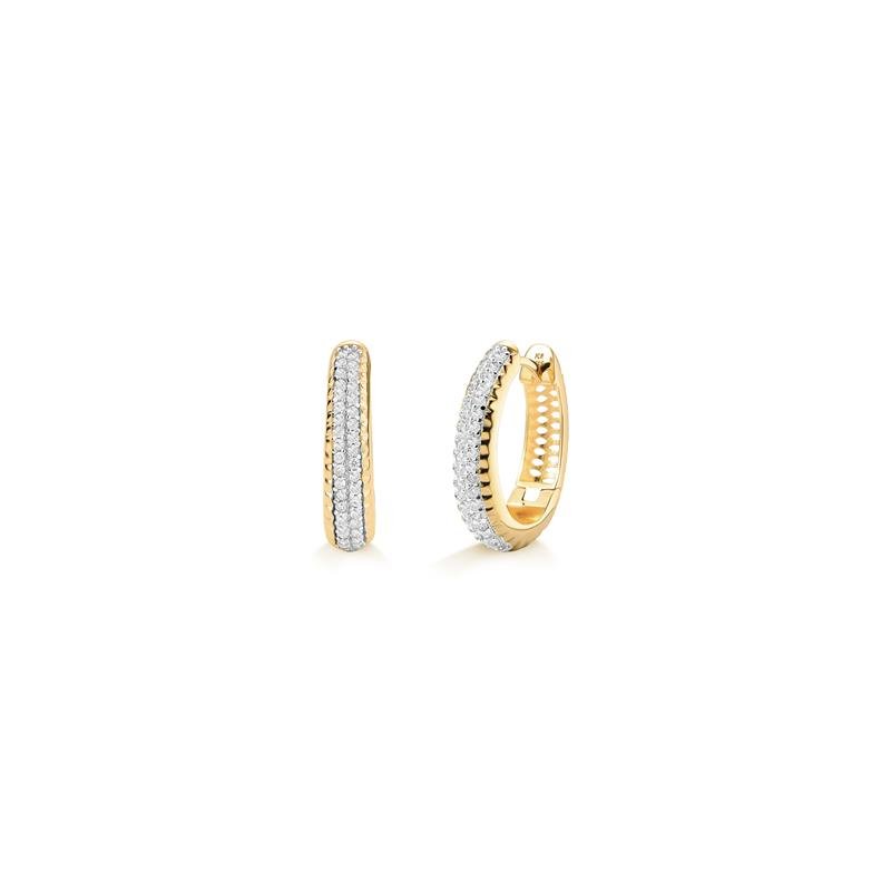 BRINCO CLICK TRIGONO P 20MM COM DIAMANTE 