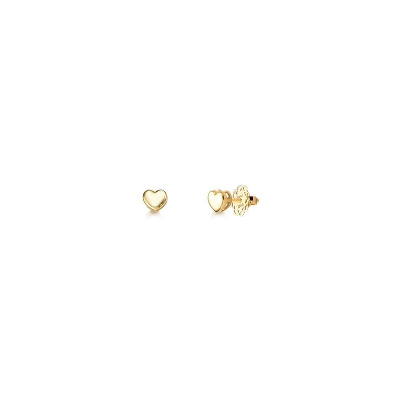 BRINCO CUORE LISO - SOMENTE 1 CORACAO LISO C/TRR.FLOR P