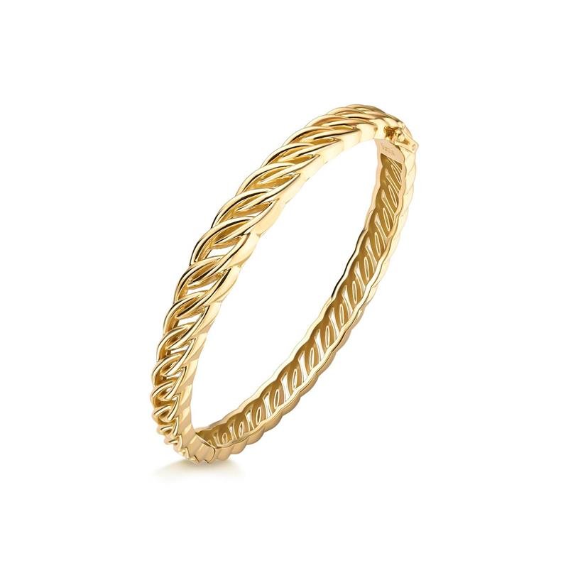 BRACELETE CONTINUITA ELOS FINA COM ZIRCONIA BRANCA