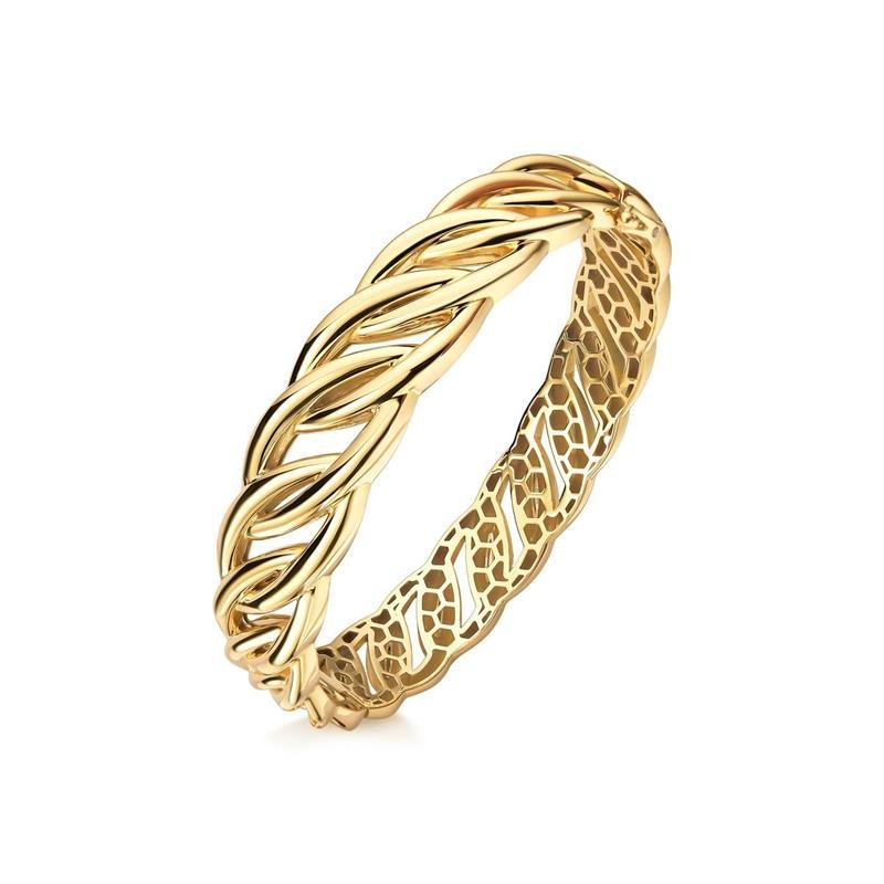 BRACELETE CONTINUITA ELOS BOLD COM ZIRCONIA BRANCA 
