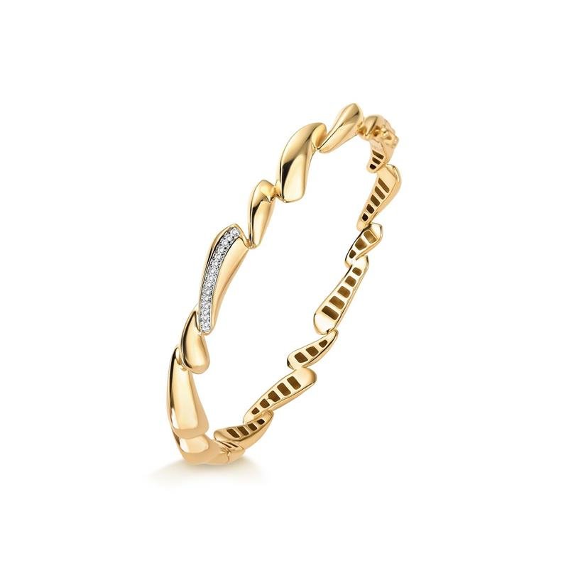 BRACELETE RINASCERE ARTICULADO COM DIAMANTE 